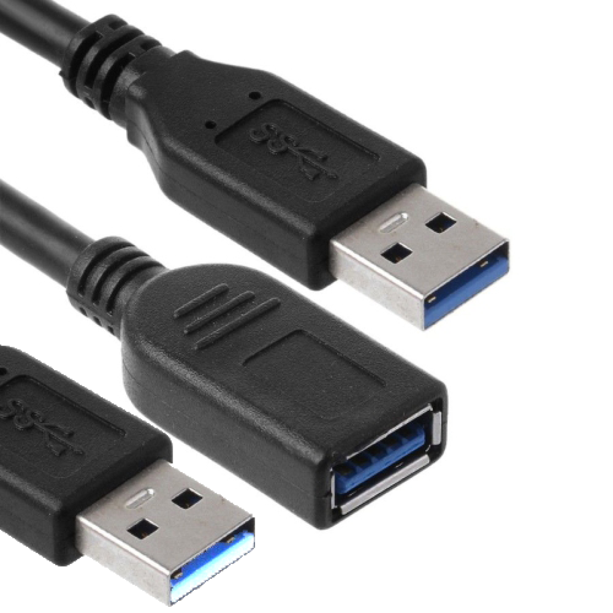 كابل تمديد HAING HI-A202-U3C USB 3.0 (ذكر مزدوج إلى أنثى) – 1 متر