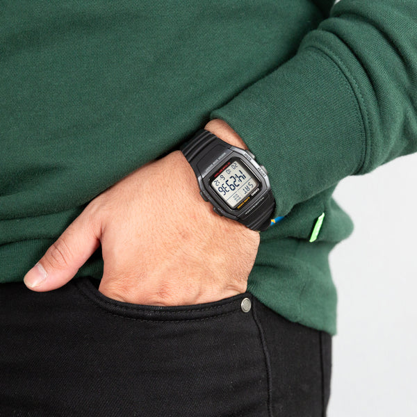 Casio Men's W96H-1BV Classic Sport Digital Black Watch