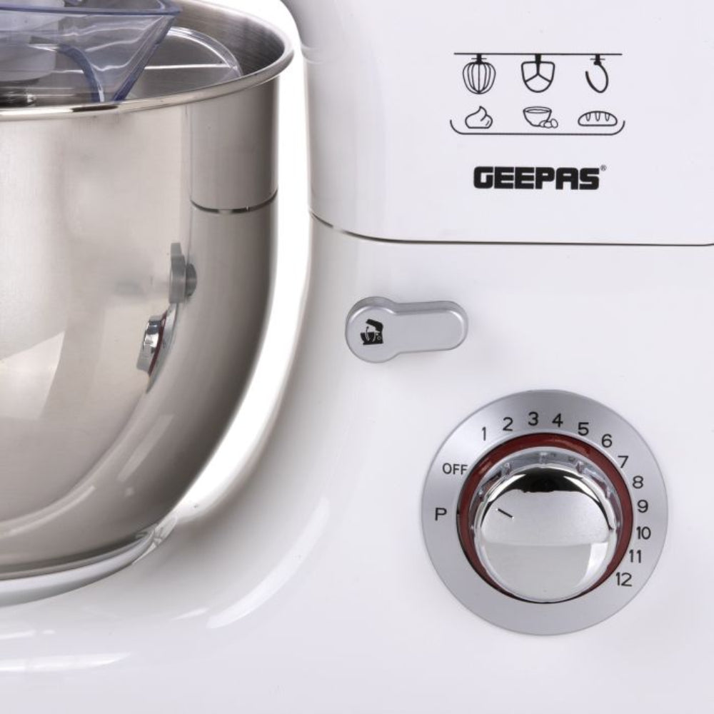 Geepas 1000W 5-in-1 Stand Mixer & Grinder 5.5L Bowl
