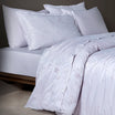 Audrey King Size Duvet Cover Set - Jacquard Satin - Madame Coco JO