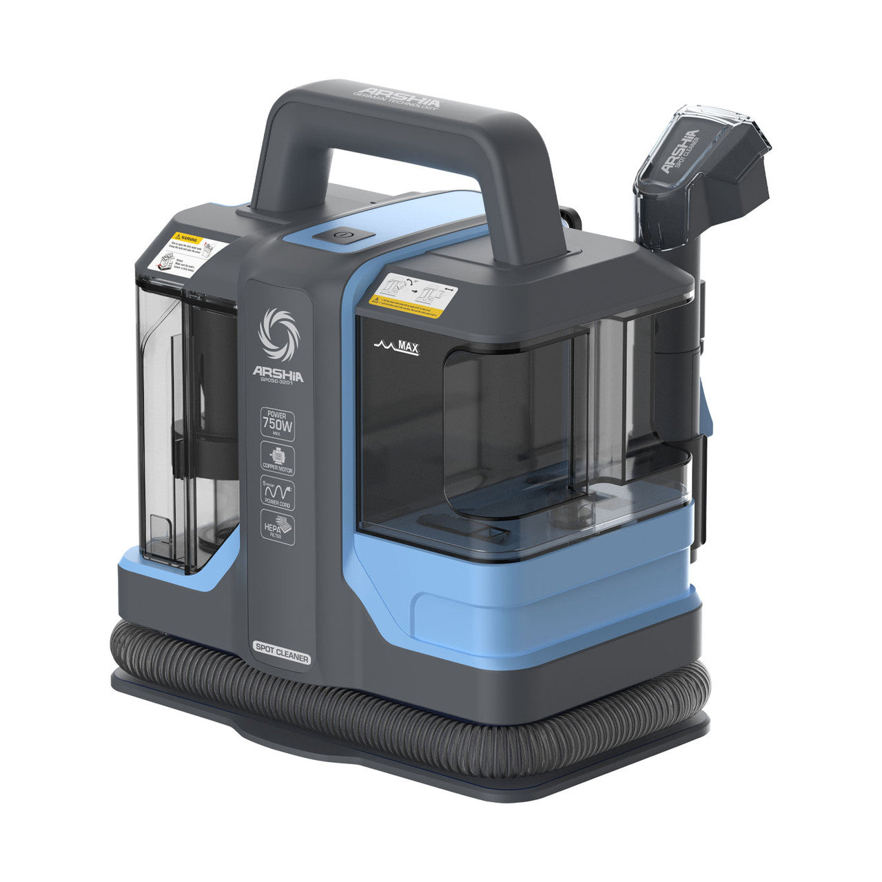 Arshia Spot Cleaner – 1000W Power & Dual Water Tanks