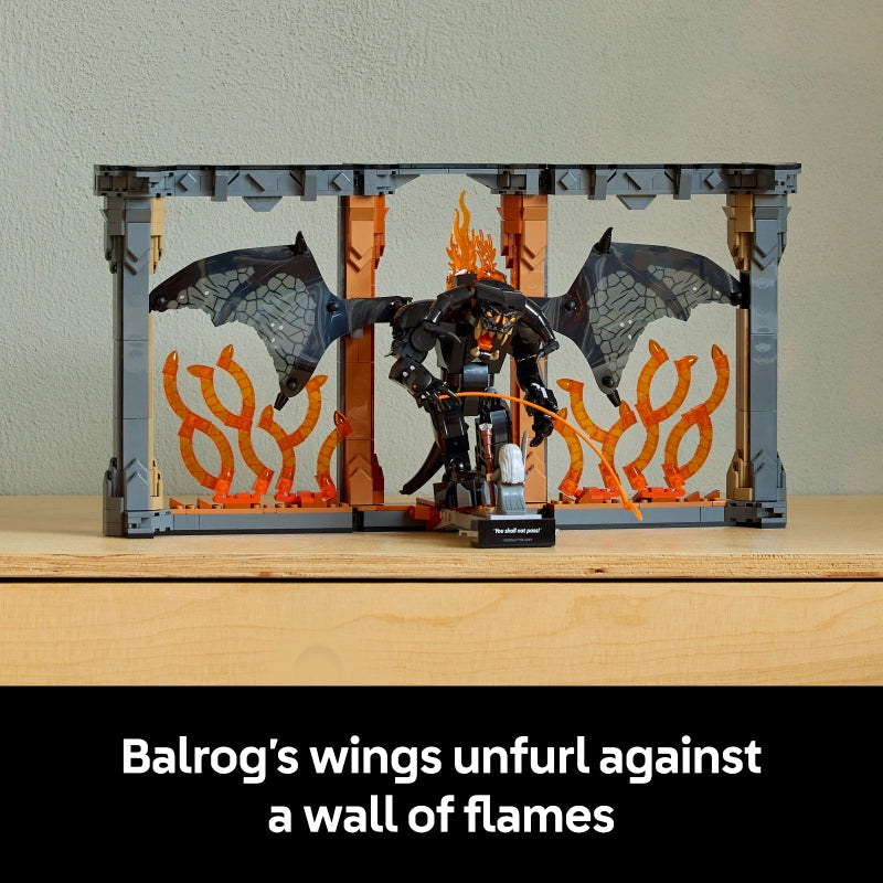 LEGO Icons The Lord of the Rings: Balrog Book Nook – 1201 Pieces | Set 10367