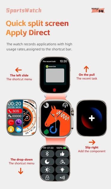 ساعة XO M8 PRO الرياضية الذكية للاتصال