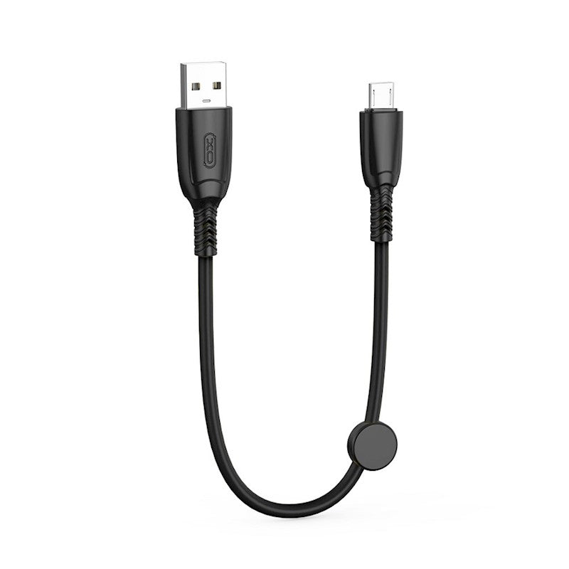 كابل XO NB247 USB إلى microUSB 6A قصير أسود