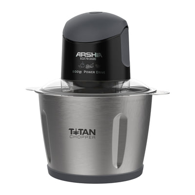 Arshia 3L Electric Chopper – 800W with Dual Bowls