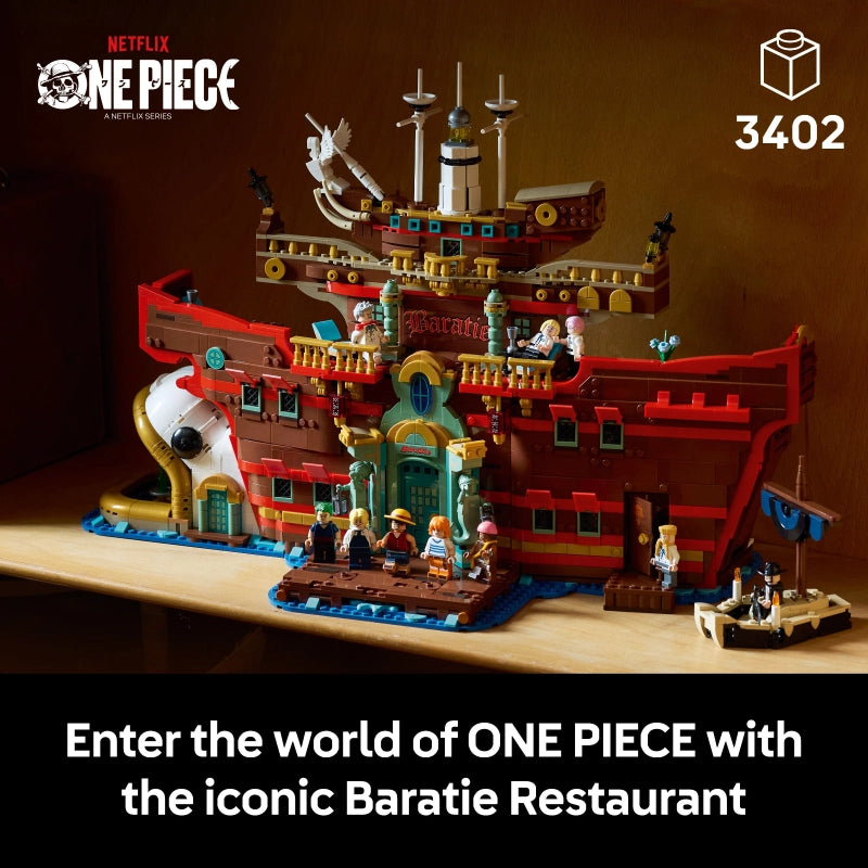 LEGO One Piece The Baratie Floating Restaurant – 3402 Pieces | Set 75640