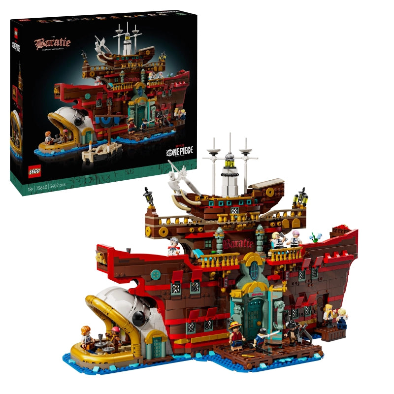LEGO One Piece The Baratie Floating Restaurant – 3402 Pieces | Set 75640
