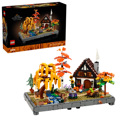 LEGO Icons Autumn Cottage Garden – 1102 Pieces | Set 11372