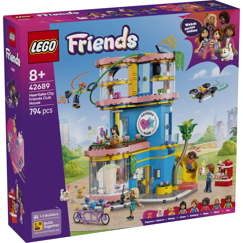 LEGO Friends Heartlake City Friends Club House – 794 Pieces | Set 42689