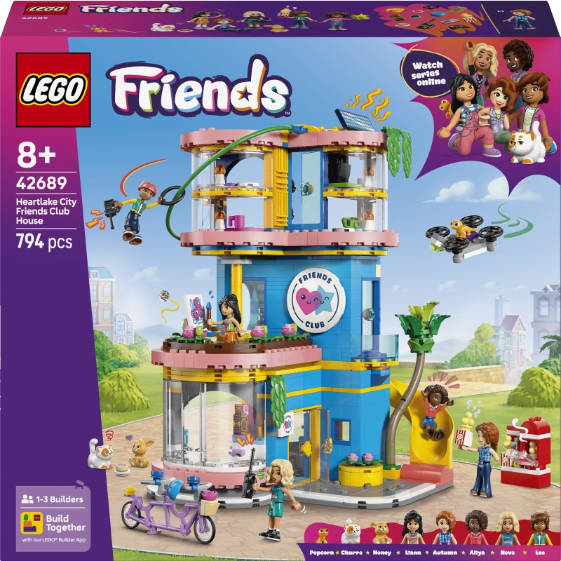 LEGO Friends Heartlake City Friends Club House – 794 Pieces | Set 42689