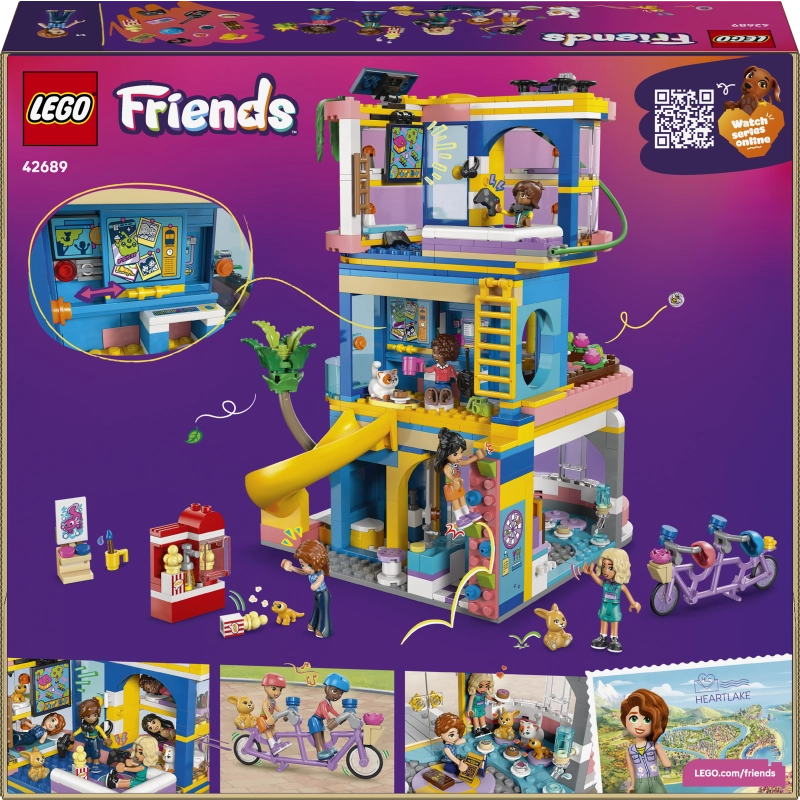 LEGO Friends Heartlake City Friends Club House – 794 Pieces | Set 42689