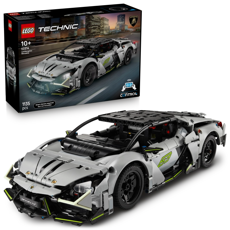 LEGO Technic Lamborghini Revuelto Super Sports Car – 1135 Pieces | Set 42214