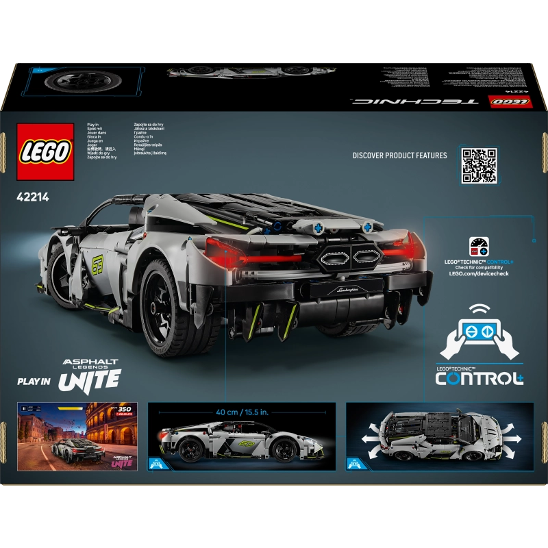 LEGO Technic Lamborghini Revuelto Super Sports Car – 1135 Pieces | Set 42214