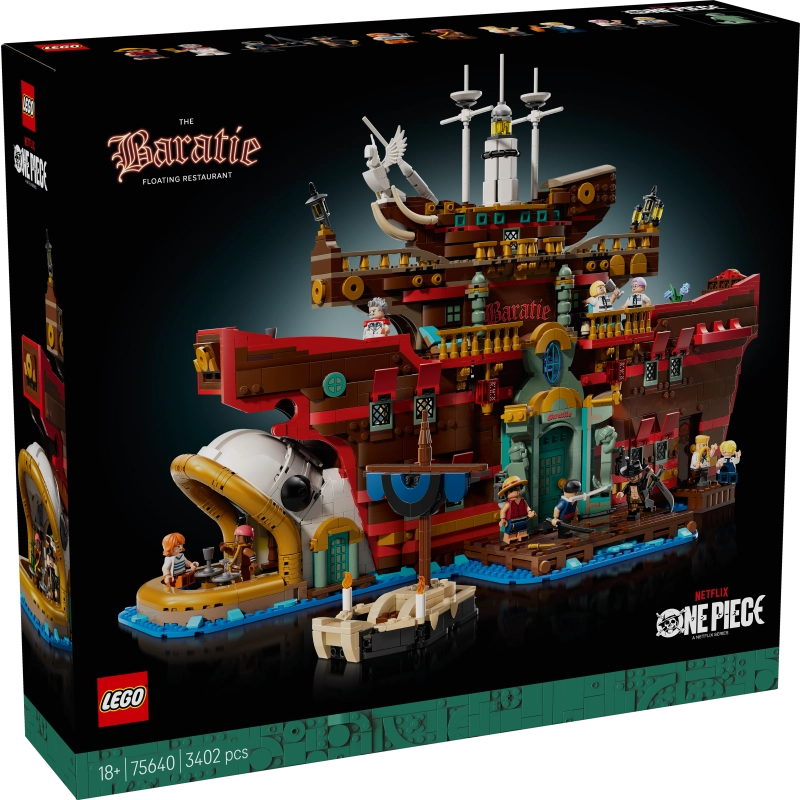 LEGO One Piece The Baratie Floating Restaurant – 3402 Pieces | Set 75640