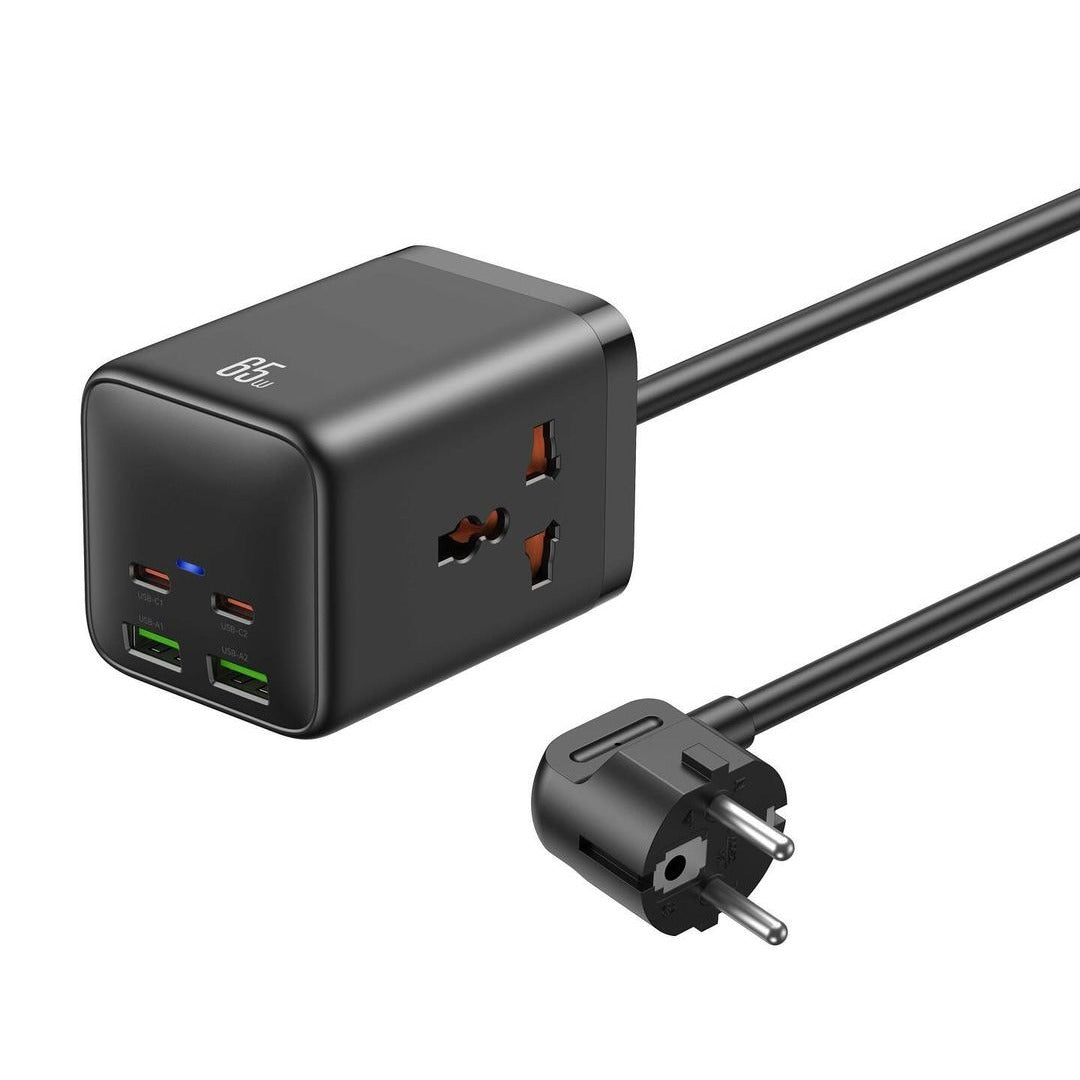 مقبس طاقة جو ديس 6 في 1 بقابس المملكة المتحدة بقوة 65 وات