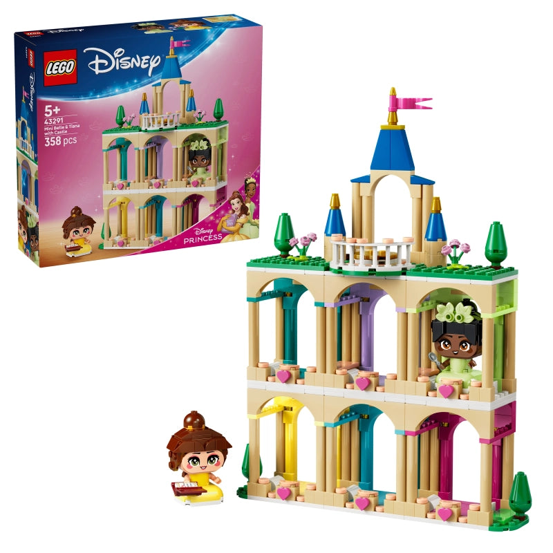 LEGO Disney بيل وتيانا القلعة 43291 – 358 قطعة