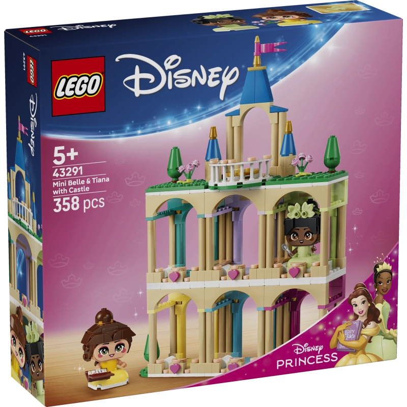 LEGO Disney بيل وتيانا القلعة 43291 – 358 قطعة