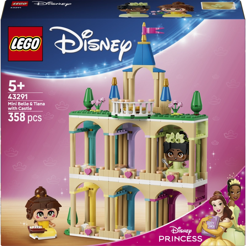 LEGO Disney بيل وتيانا القلعة 43291 – 358 قطعة