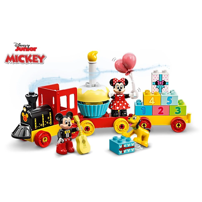 LEGO DUPLO Mickey & Minnie Birthday Train – 22 Pieces | Set 10941