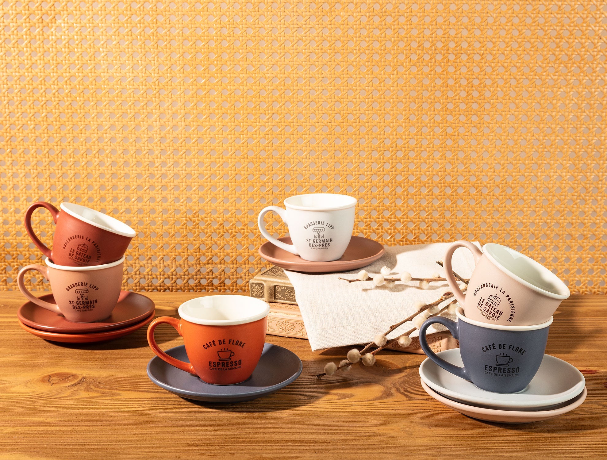 Grand 12 Pcs Coffee Cup Set - Madame Coco JO