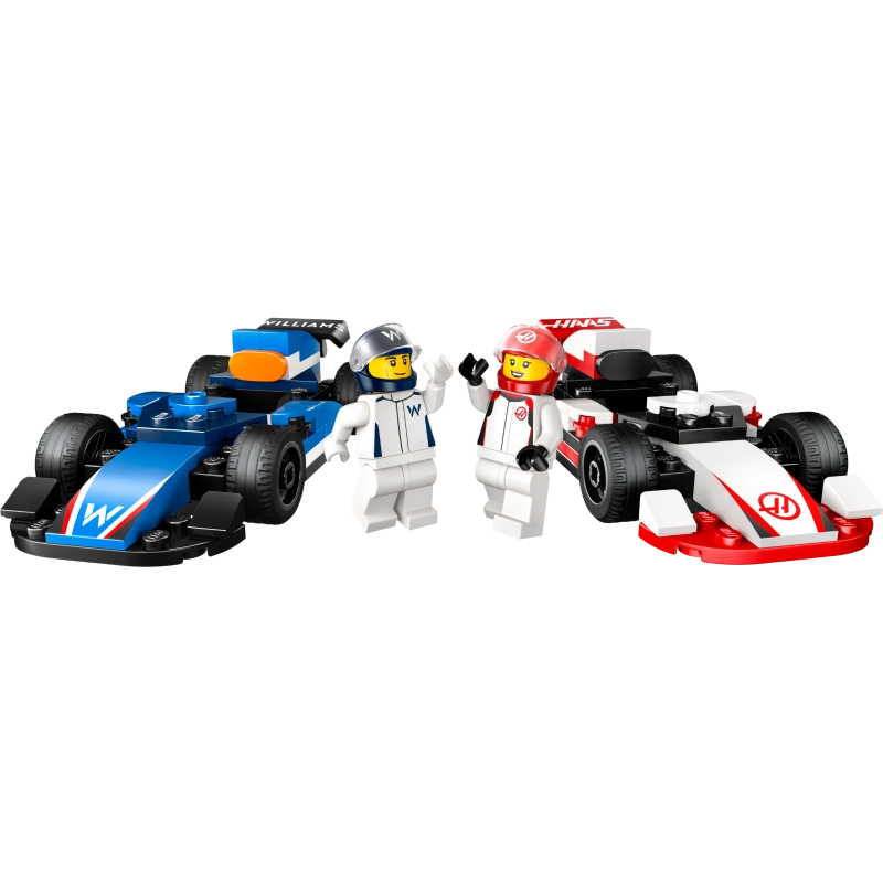 LEGO City F1 Williams Racing & Haas F1 Race Cars – 92 Pieces | Set 60464