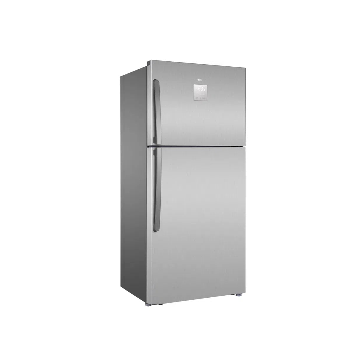 TCL P605TMGL ثلاجة بسعة 465 لتر نوفروست، فريزر علوي، وشاشة ليد