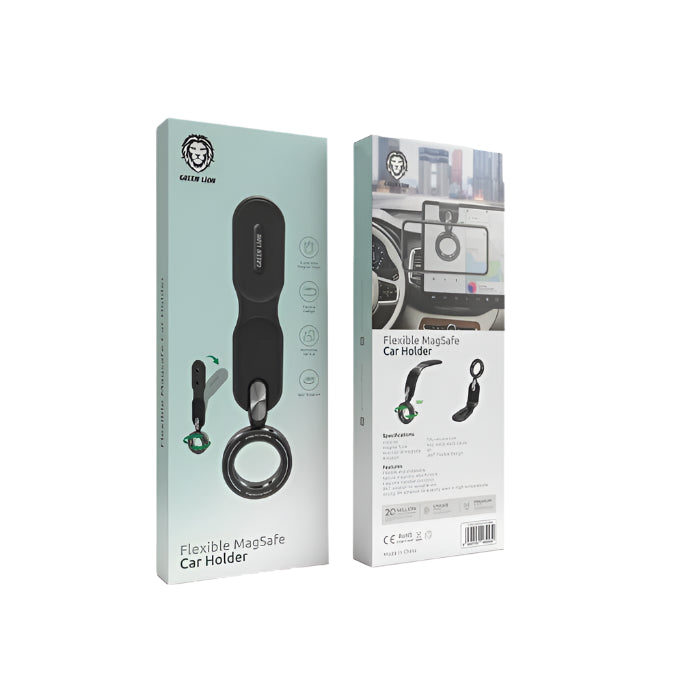 حامل السيارة المغناطيسي المرن Green Lion MagSafe – تثبيت آمن ومرونة مثالية