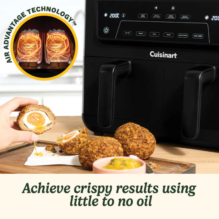 قلاية هوائية Cuisinart AirTwin XXL مزدوجة AFD10OBLE
