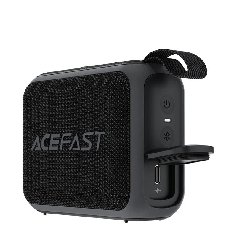 سماعة ACEFAST Cube محمولة | تصميم كربون فايبر وإضاءة RGB