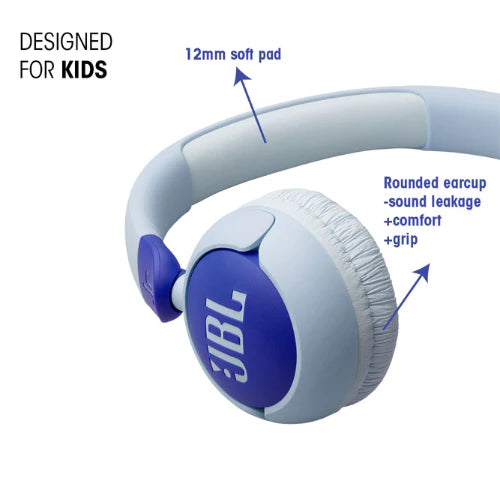 سماعات JBL JR 320 للأطفال – لاسلكية، صوت آمن | JBLJR320