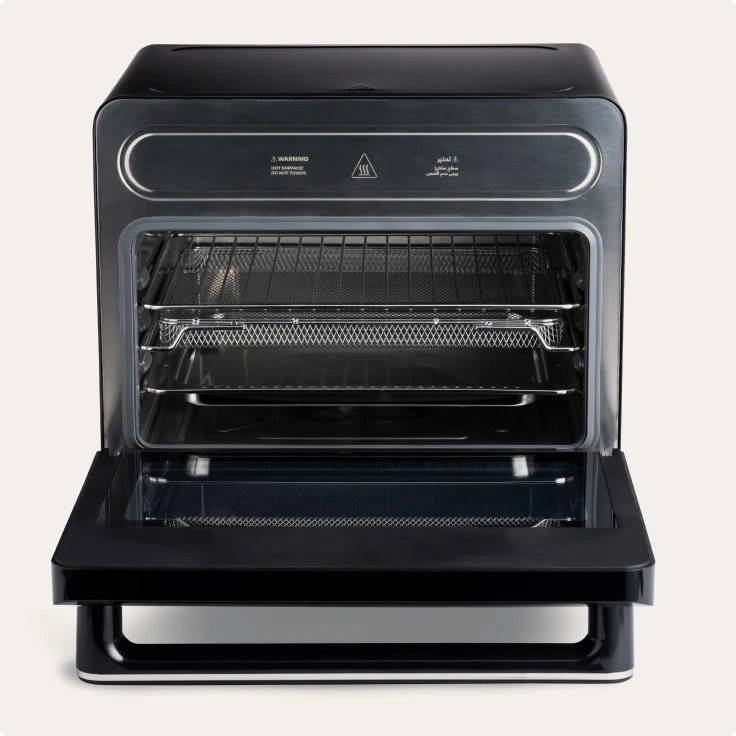 مقلاة نيوتريكوك ستيمي الهوائية مع بخار حقيقي - فرن سعة 24 لترًا