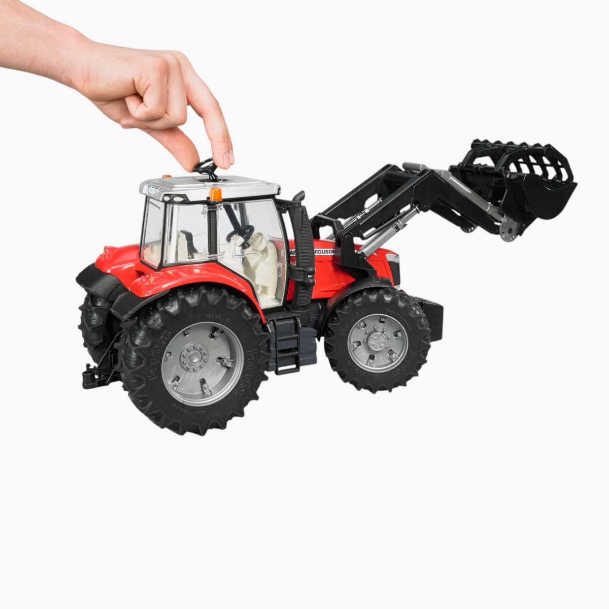 Bruder Massey Ferguson 7624 with Frontloader