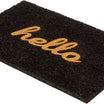 Astra Coco Glitter Entrance Mat 40×60 cm - Black & Gold