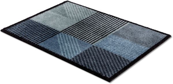 دعاسة مدخل 50×70 سم Schöner Wohnen Manhattan - أزرق وأسود عملي وأنيق