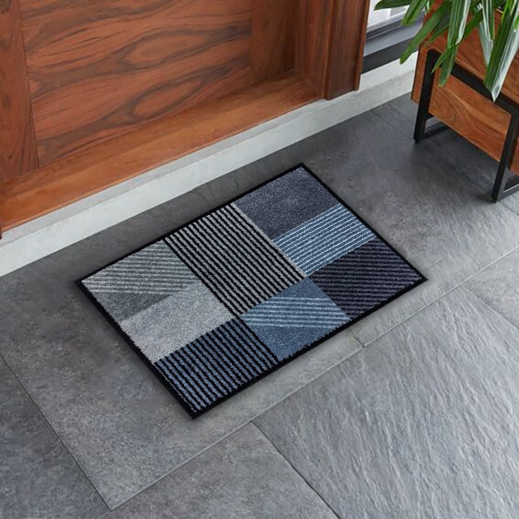 دعاسة مدخل 50×70 سم Schöner Wohnen Manhattan - أزرق وأسود عملي وأنيق