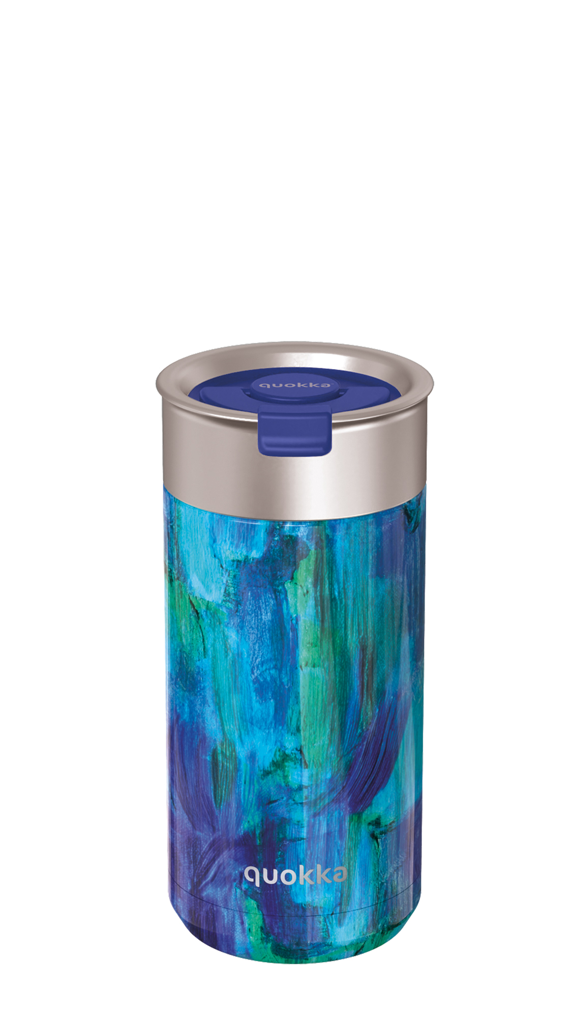 Quokka Thermal Stainless Steel Coffee Tumbler Boost Blue Paint 400 ml