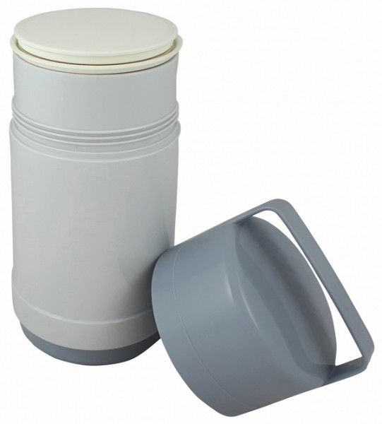 Helios Picnic Thermos 1L – Grey – Travel-Ready Insulated Flask