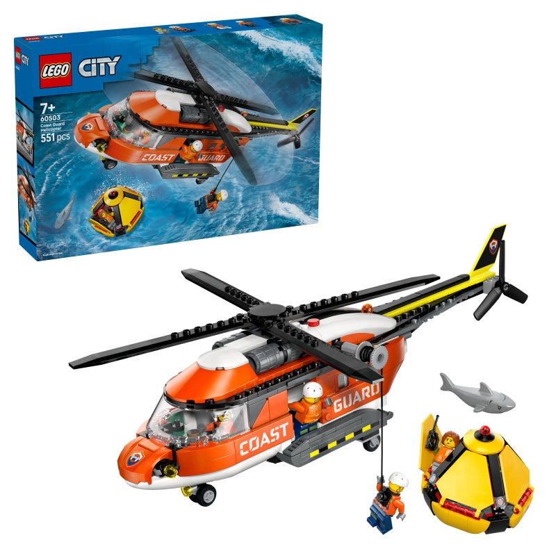 LEGO City Coast Guard Helicopter – 551 Pieces | Set 60503