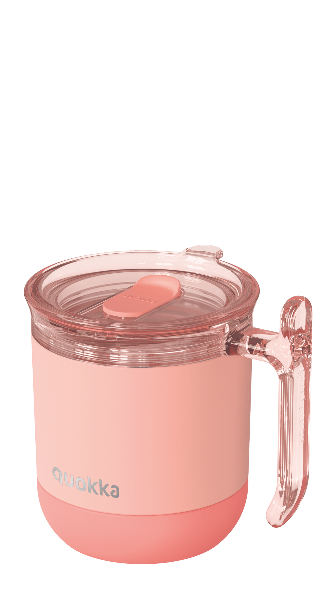 Quokka Drop Safe Thermal Stainless Steel Mug Wave Peachy Pink 260 ml