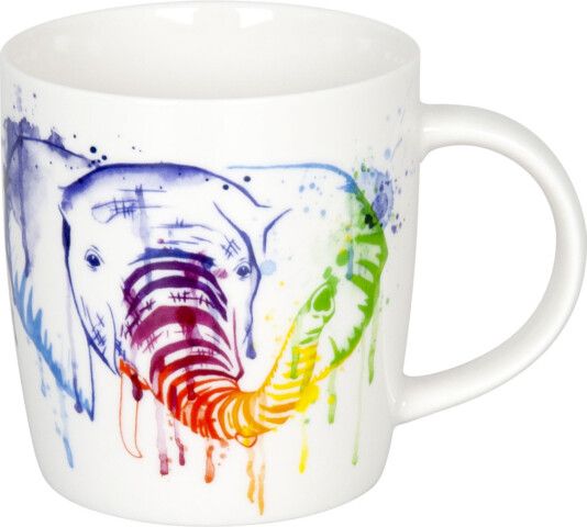 Konitz 350ml Mug – Artistic Watercolor Porcelain Cup