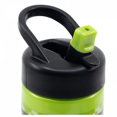 STOR Minecraft Water Bottle 410ml for Kids with Straw