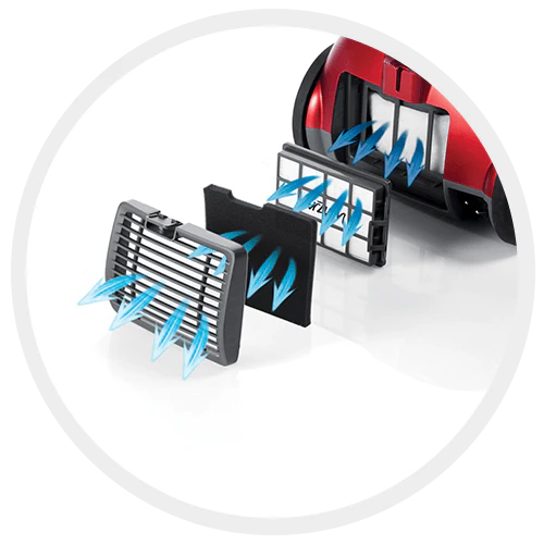 Arzum Vacuum Cleaner 2200W Powerful Suction & HEPA Filter