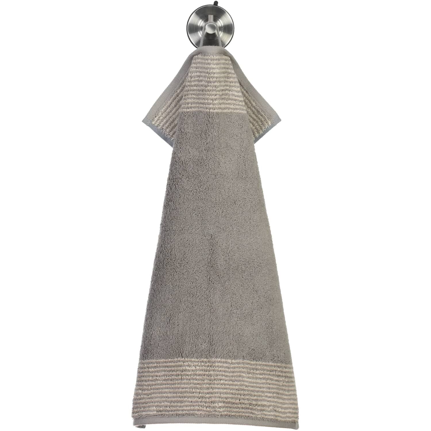 بشكير ضيوف Cawo Two-Tone 30×50 سم – أنيق وناعم