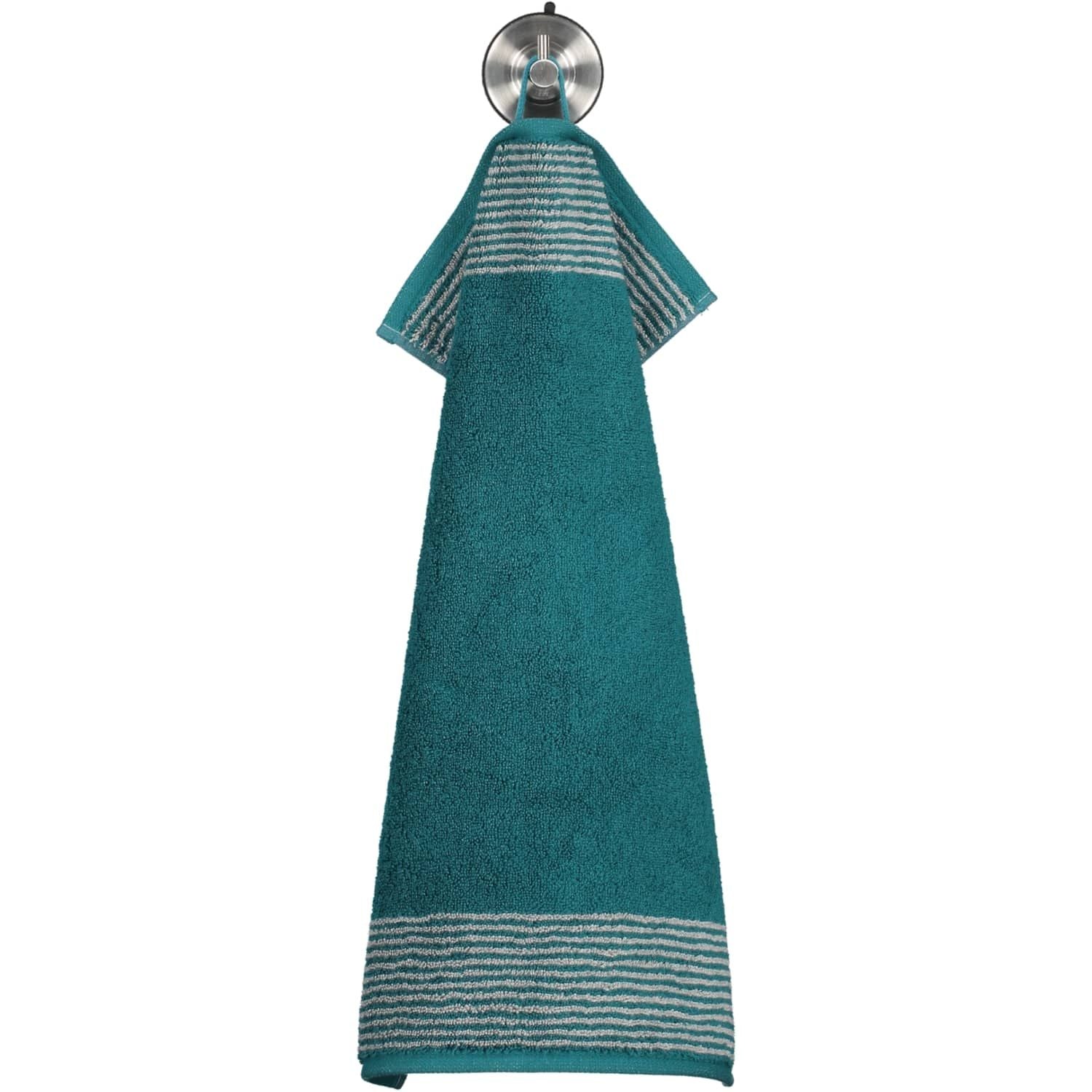 بشكير ضيوف Cawo Two-Tone 30×50 سم – أنيق وناعم