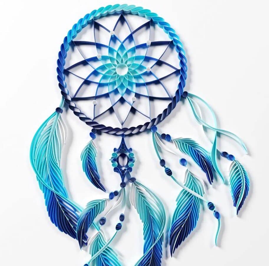 WARAGAMI "Mandala & Dream Catcher" Quilling Kit صندوق ورقامي "الماندالا والدريم كاتشر" بفن الكويلينج