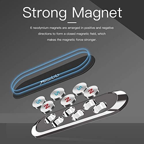 حامل الهاتف المغناطيسي YESIDO C55 للسيارة والمنزل والمكتب