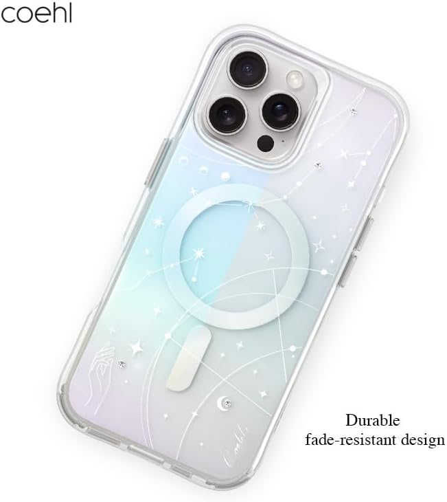 UNIQ Coehl iPhone 16 Pro (2024) 6.3 Magnetic Charging Celest - Iridescent