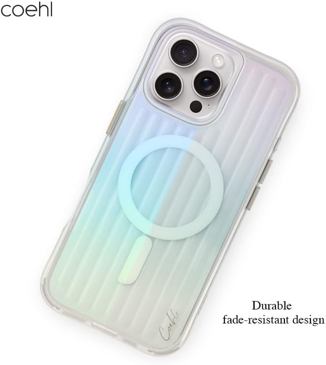 UNIQ COEHL IPHONE 16 PRO (2024) 6.9 MAGNETIC CHARGING LINEAR - IRIDESCENT