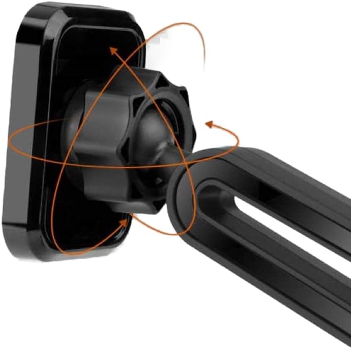 حامل الهاتف المغناطيسي Yesido C39 - تلسكوبي، للزجاج الأمامي/لوحة القيادة