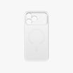 UNIQ Hybrid iPhone 17 Pro MagClick Charging AirSuit - Glossy Clear/White